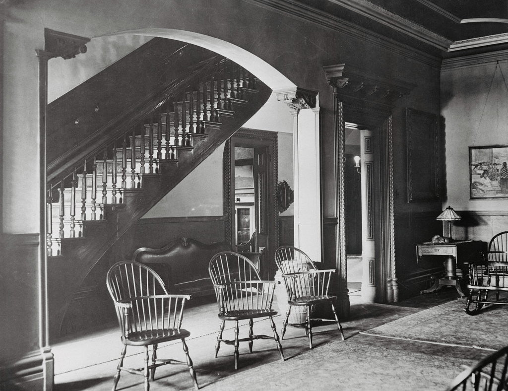 Detail of Entrance Hall of Hull House by Anonymous