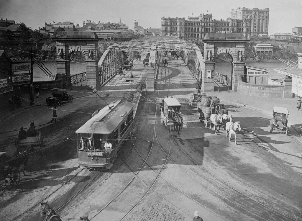Detail of View of Victoria Bridge by Anonymous