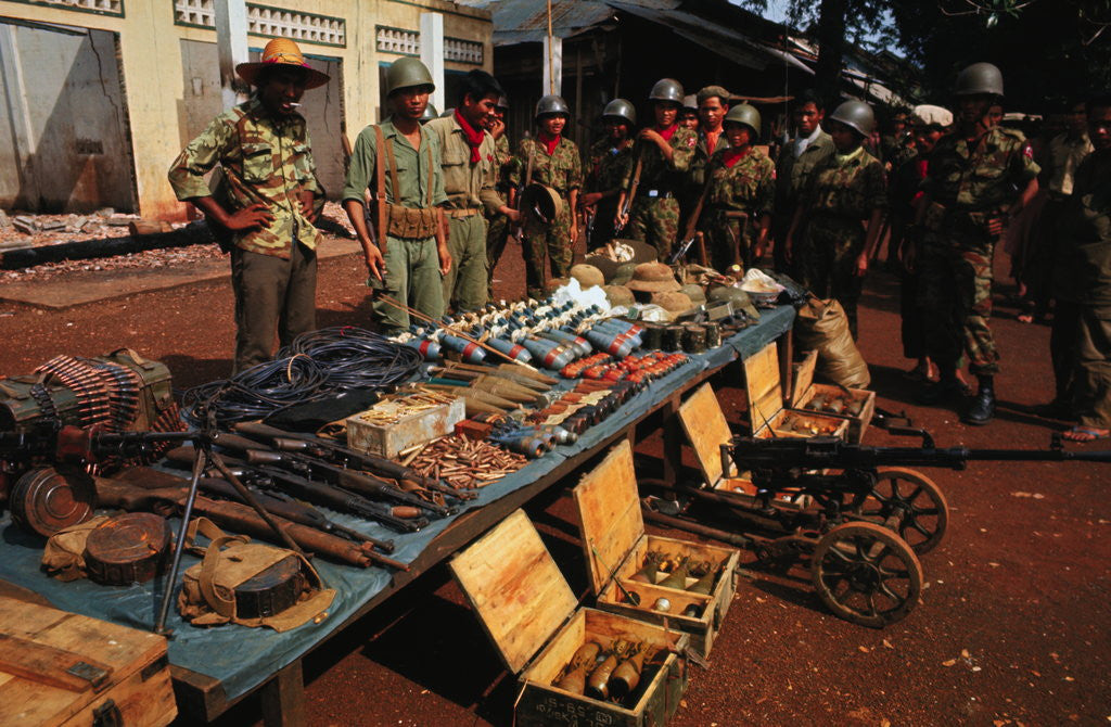 Detail of Troops with Weapons by Anonymous