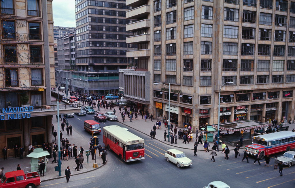 Detail of Avenida Jimenez Carrera 7a in Bogota by Anonymous