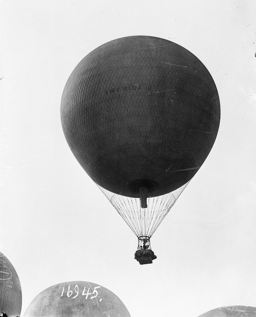 Detail of Hot Air Balloon in Flight by Anonymous
