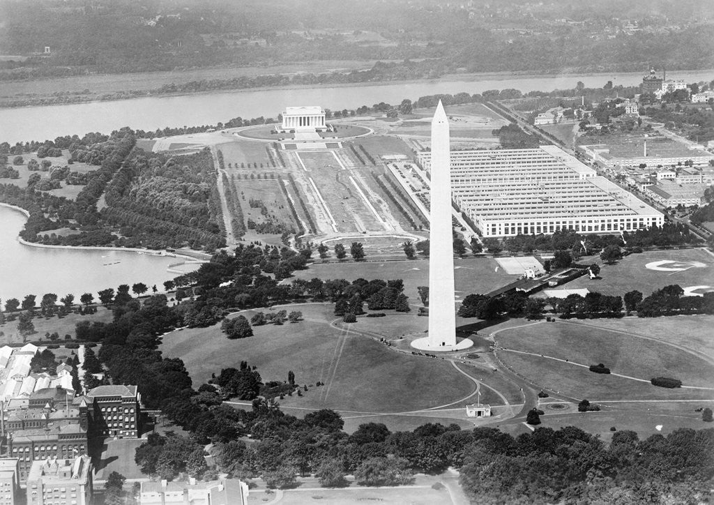 Detail of Lincoln Memorial by Anonymous