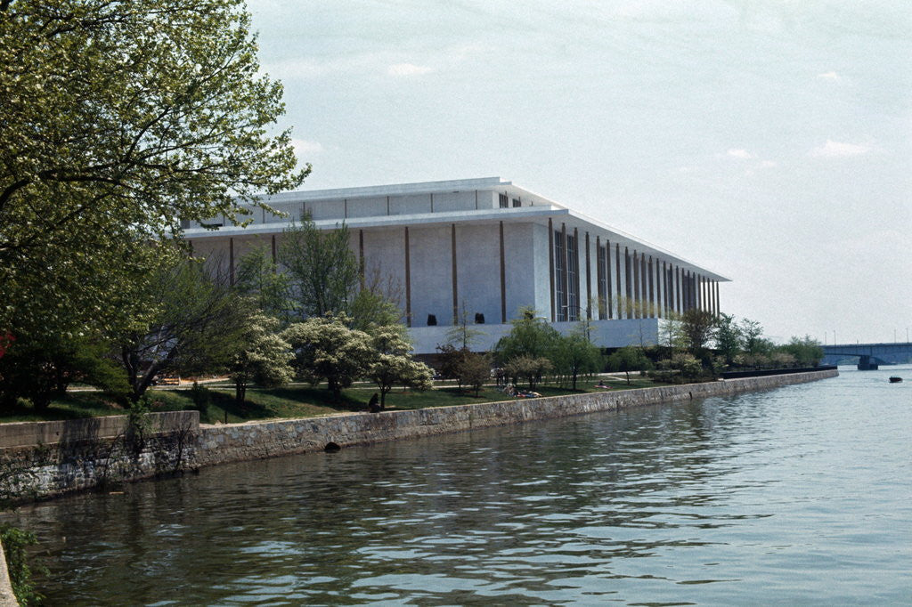 Detail of Exterior View of John F. Kennedy Center for tne Performing Arts by Corbis
