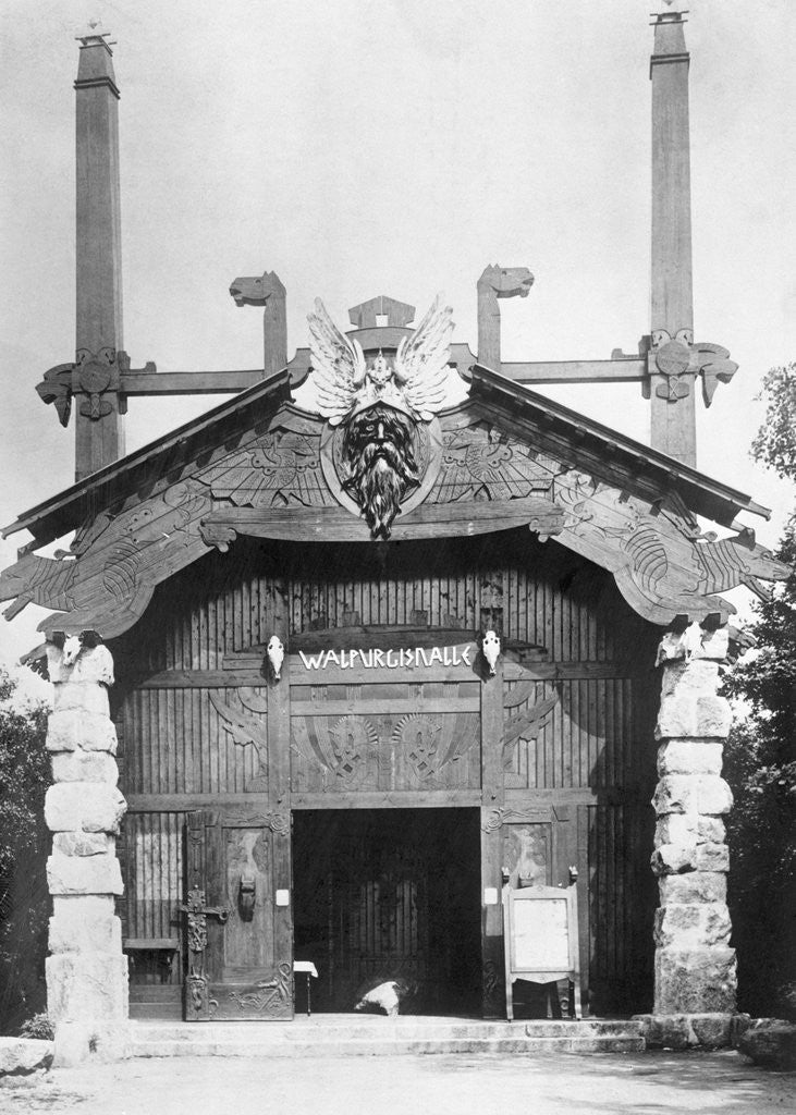 Detail of View of Pagan Shrine in Germany by Anonymous