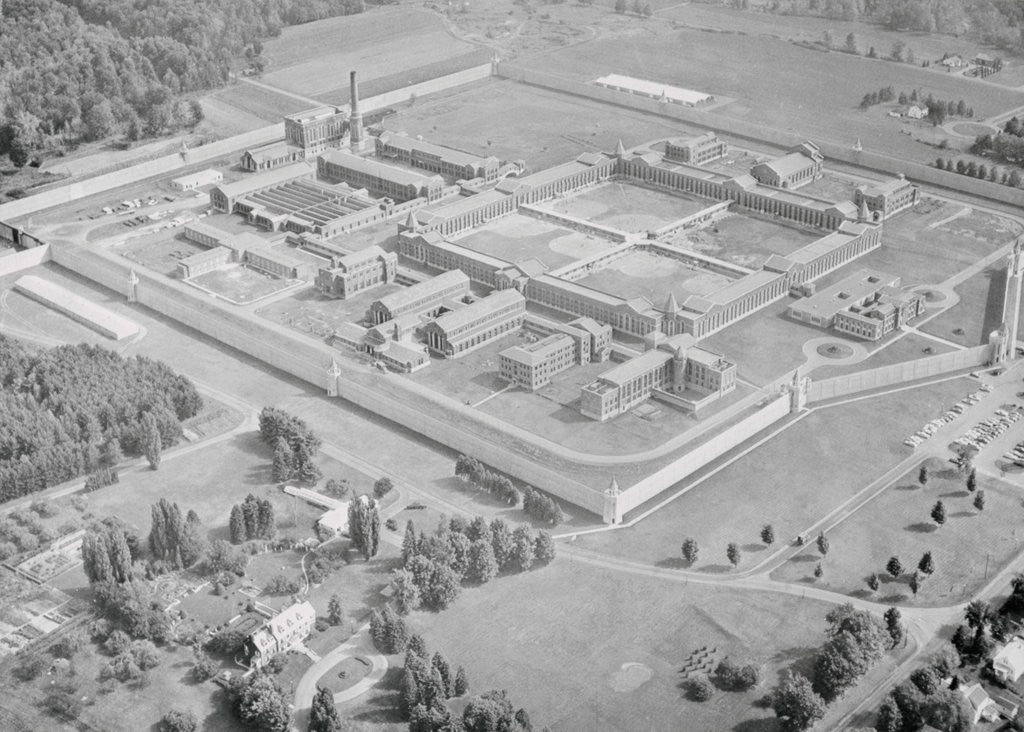 Detail of Aerial View of Attica Prison by Anonymous