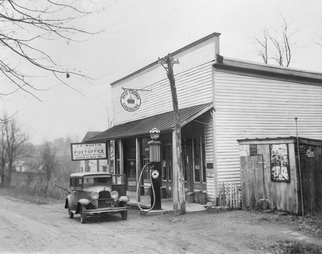 Detail of Post Office and Gasoline Station by Anonymous