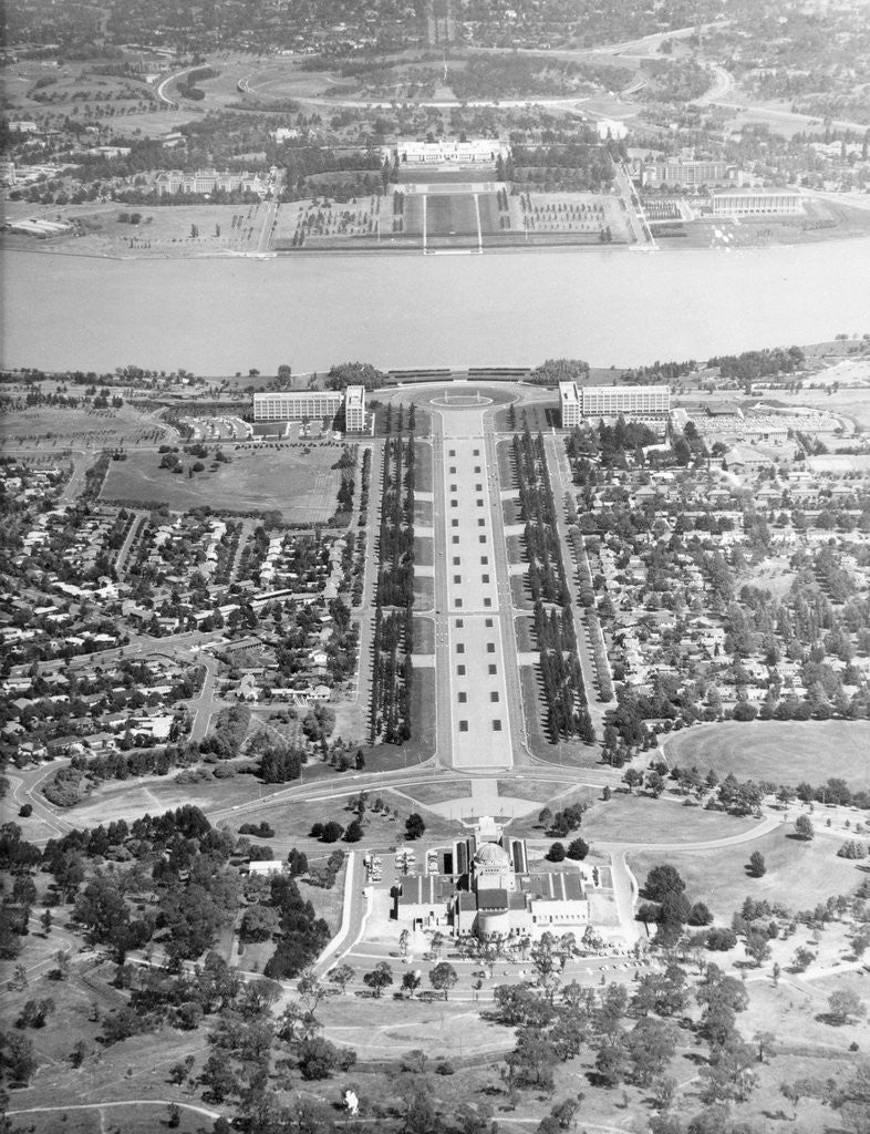 Detail of View of Canberra, Australia by Anonymous