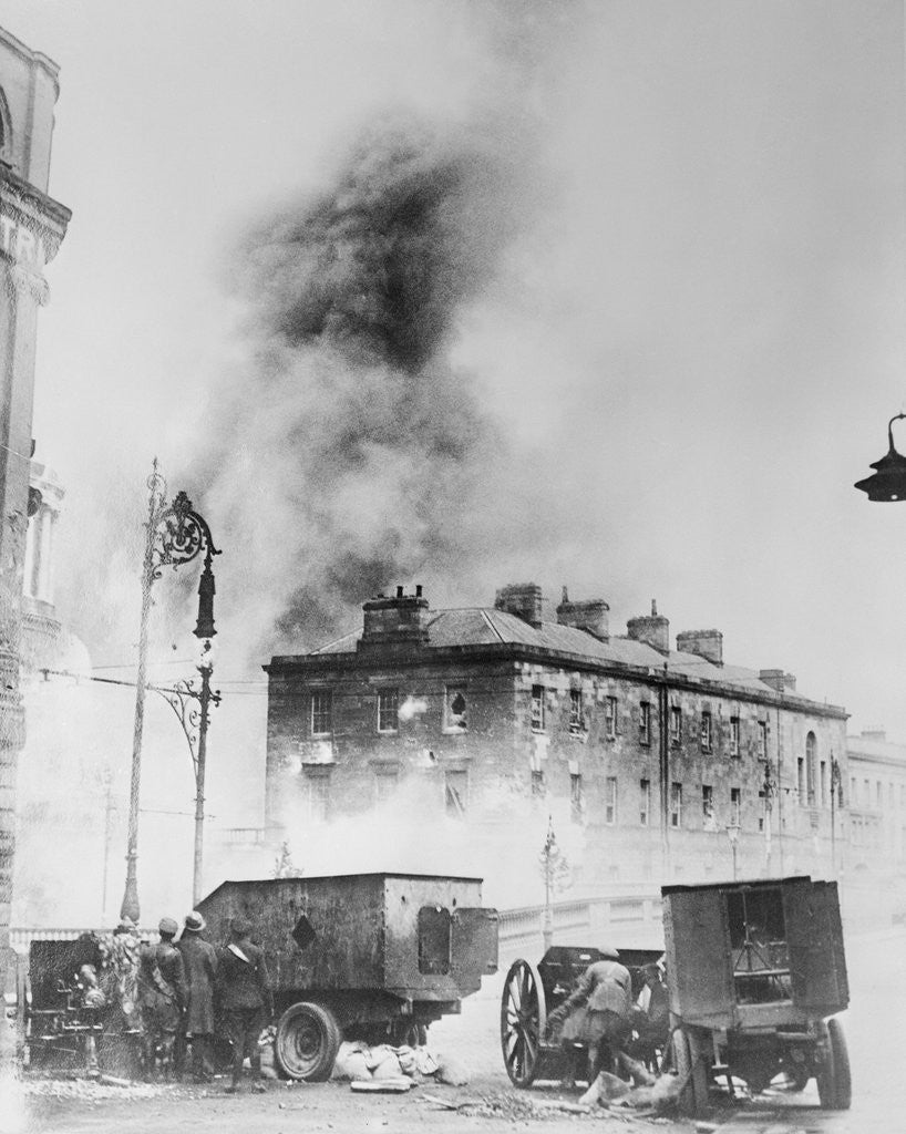 Detail of View of Rebellious Scene by Free State Troops by Anonymous