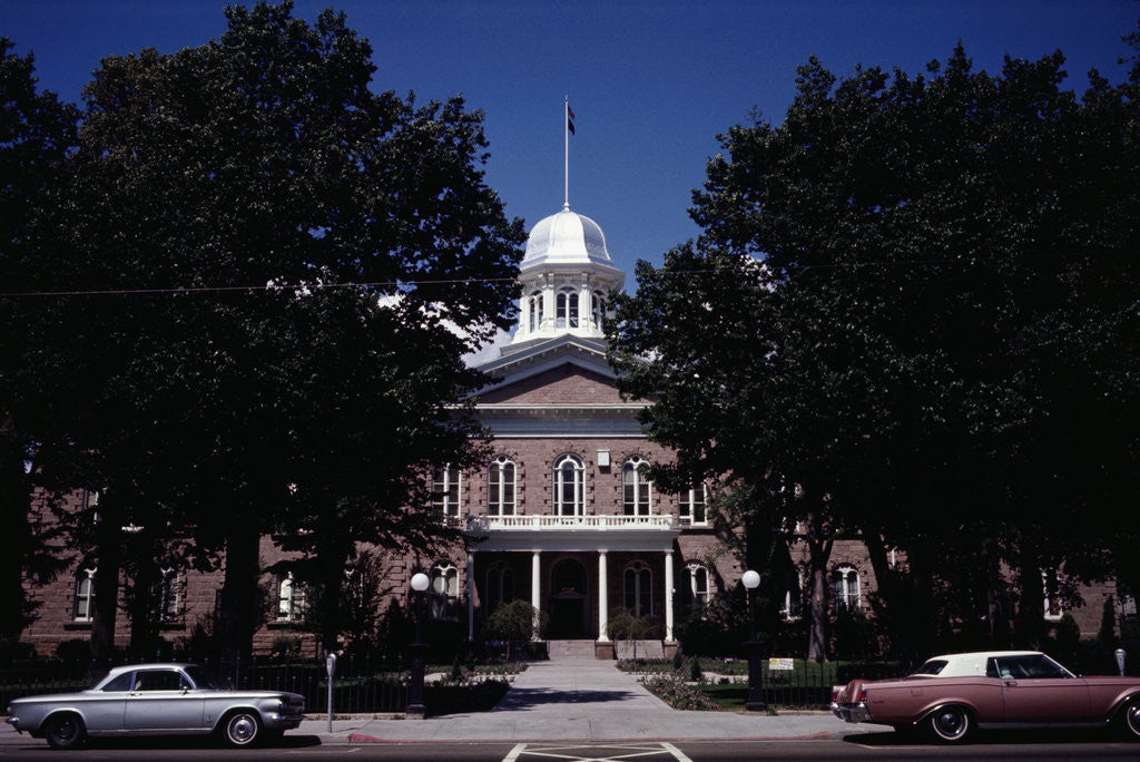 Detail of Exterior View of State Capitol Building in Carson City by Anonymous