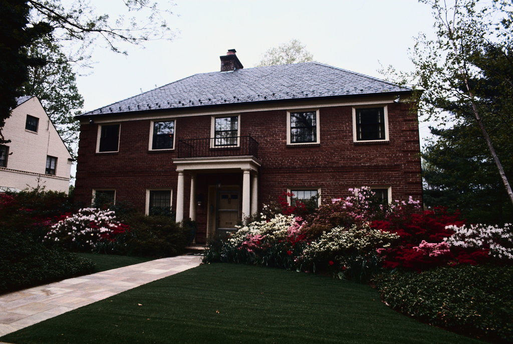 Detail of Front of J. Edgar Hoover Home by Anonymous