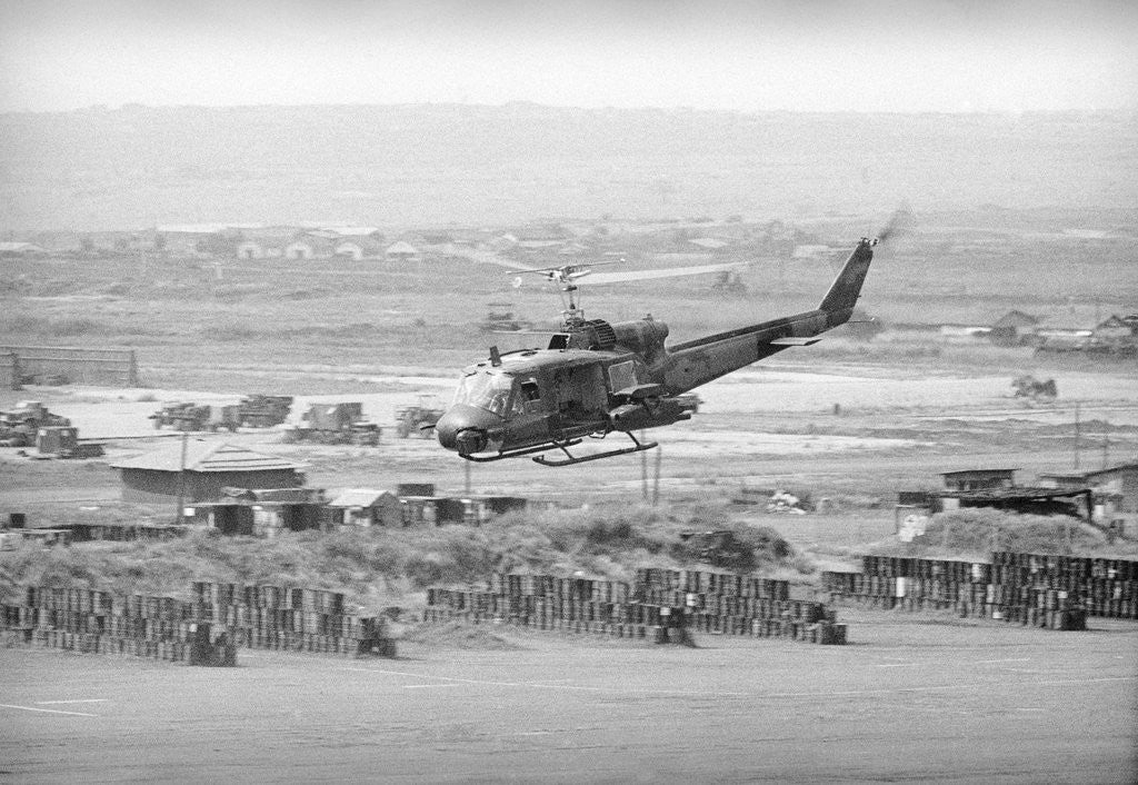 Detail of Helicopter Flying over Land Site by Anonymous