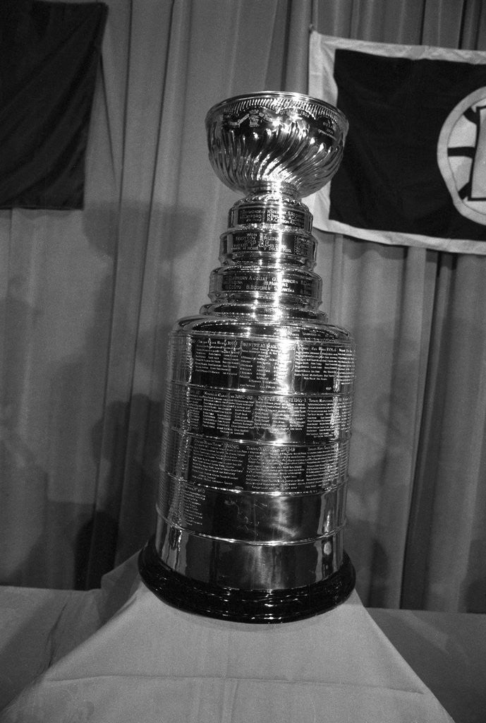 Detail of Stanley Cup Trophy by Corbis