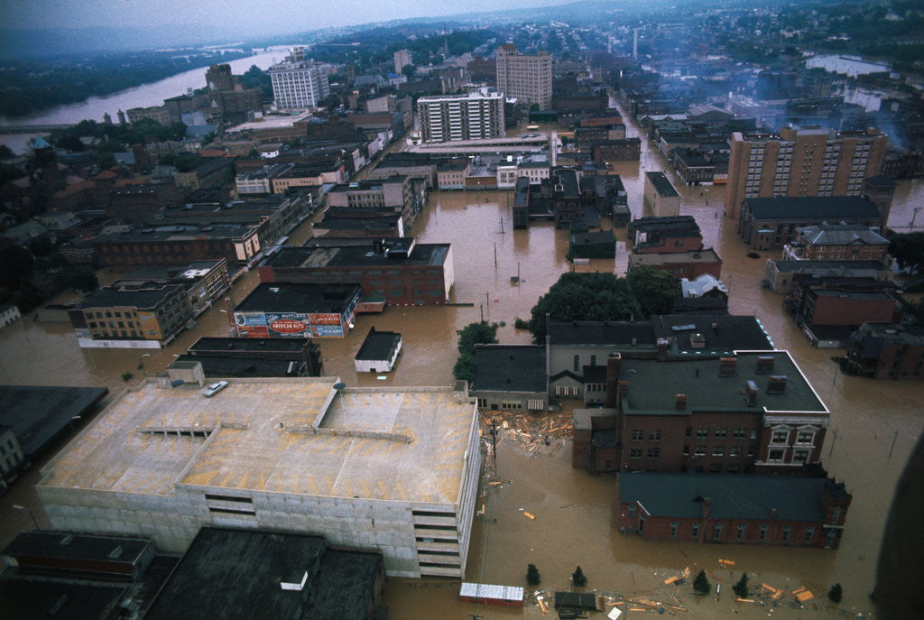 Detail of Flood in Wilkes-Barrre by Anonymous