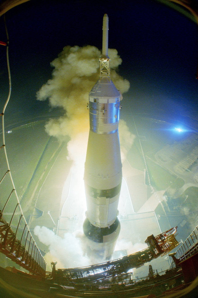 Detail of Apollo 17 Blasting Off by Anonymous