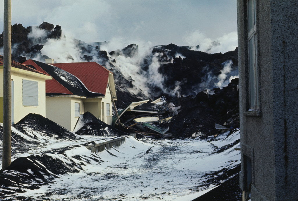Detail of Lava Cooling by House by Anonymous