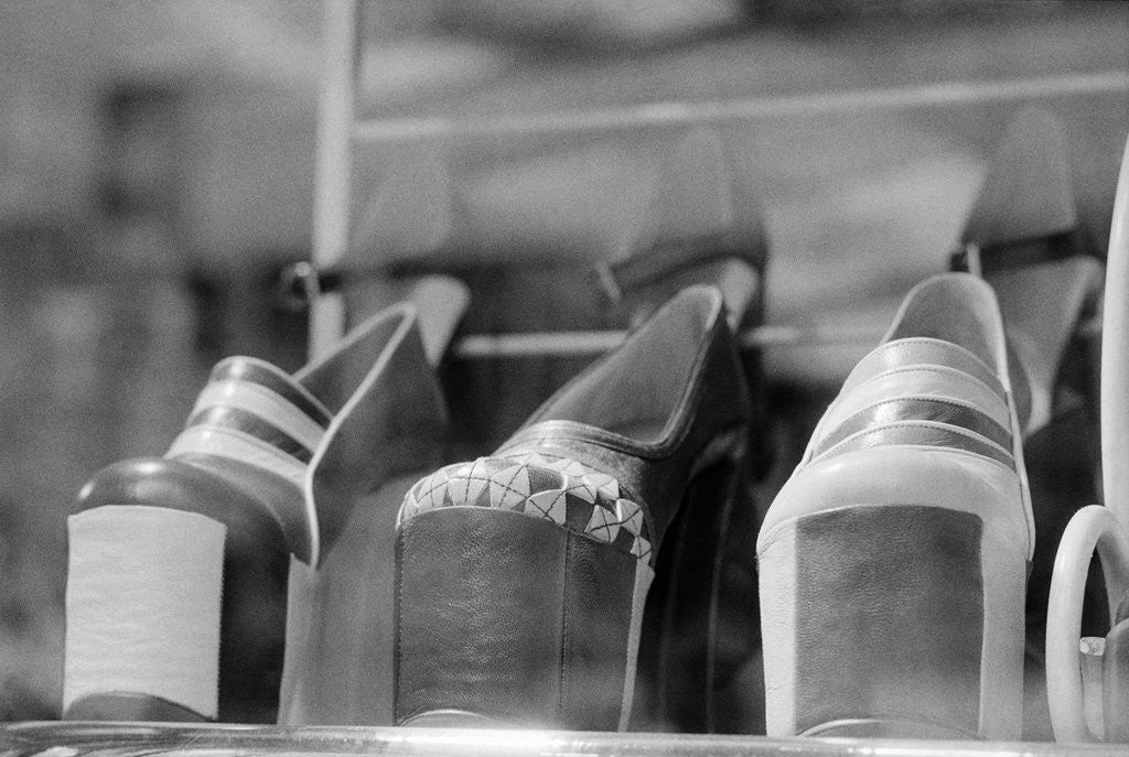 Detail of High Platform Shoes by Anonymous