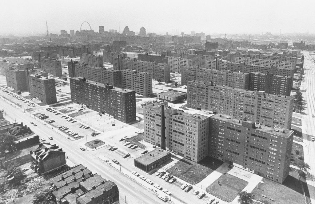 Detail of Pruitt-Igoe Housing Project by Anonymous