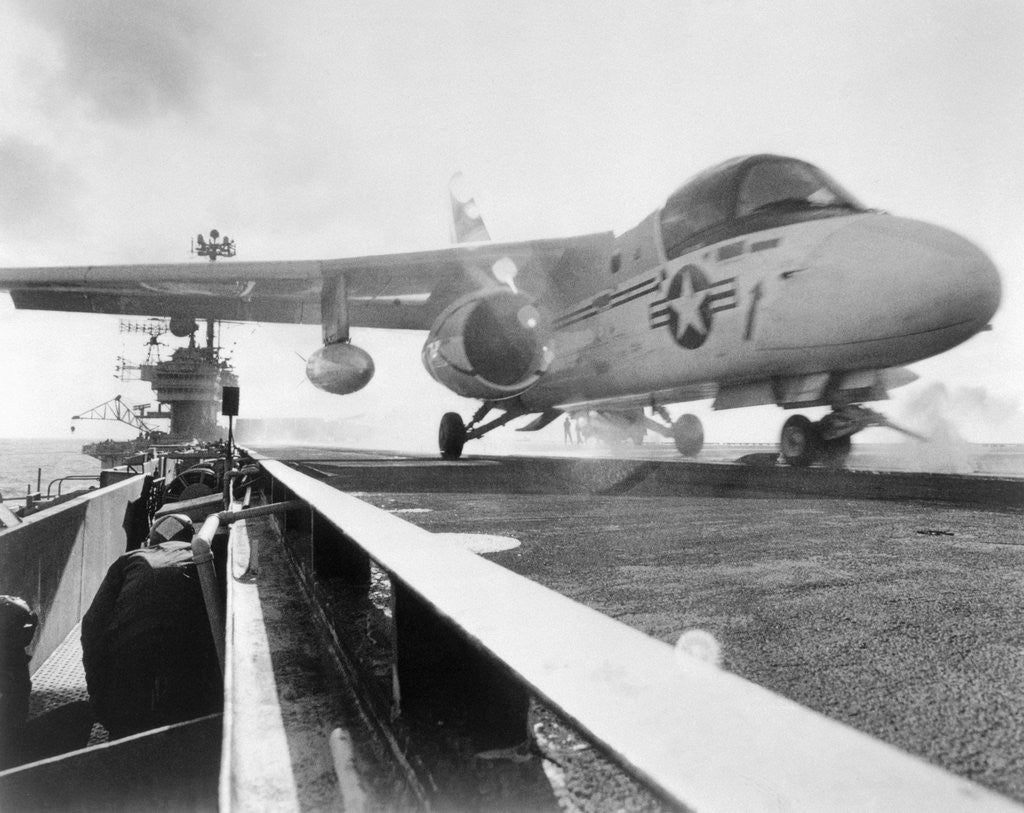 Detail of S-3A Viking Subhunter Soaring Up by Anonymous