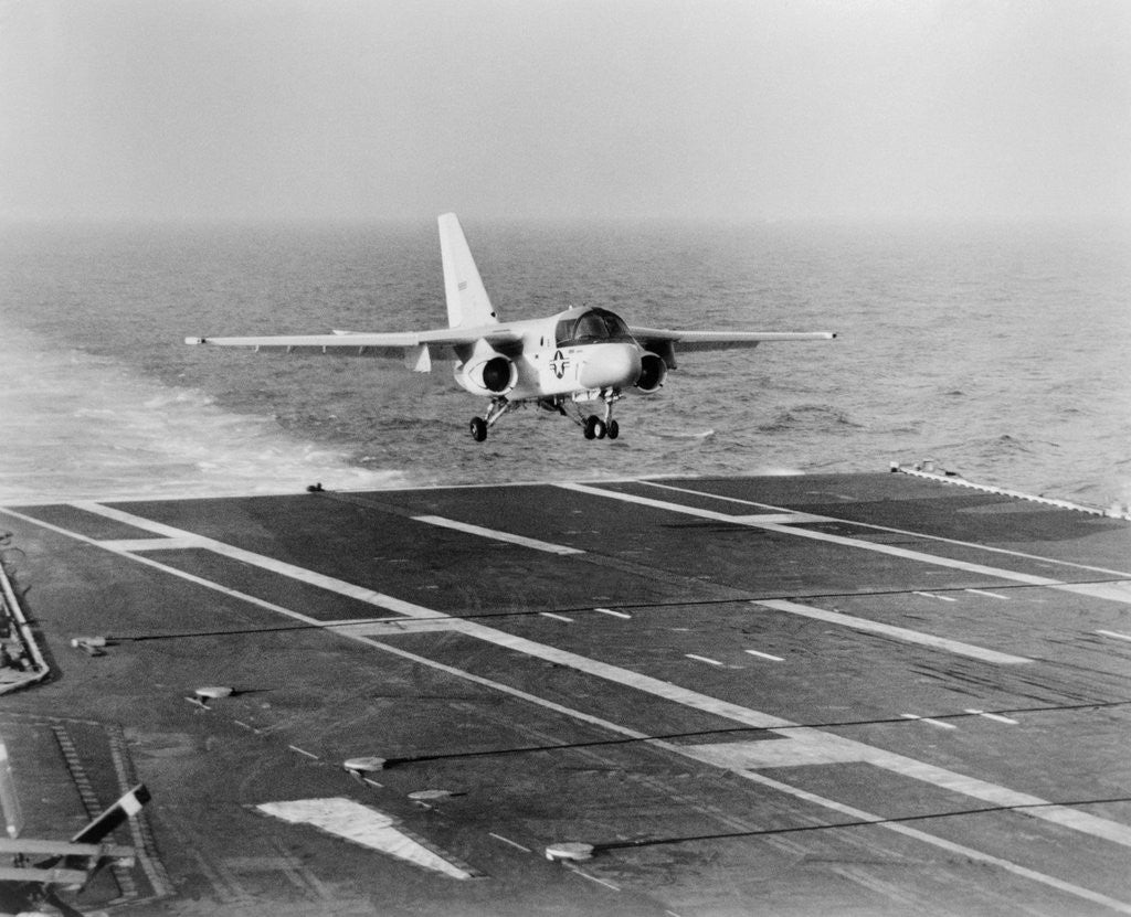 Detail of S-3A Viking Subhunter Soaring Up by Anonymous