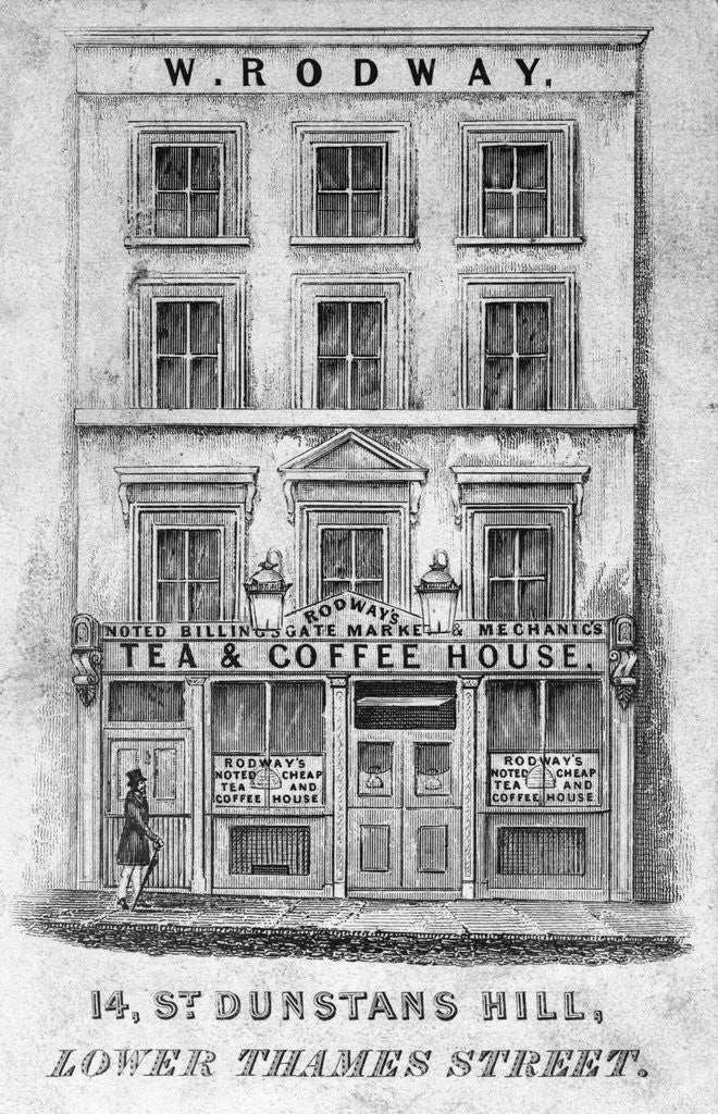 19th Century London Coffee House by Corbis