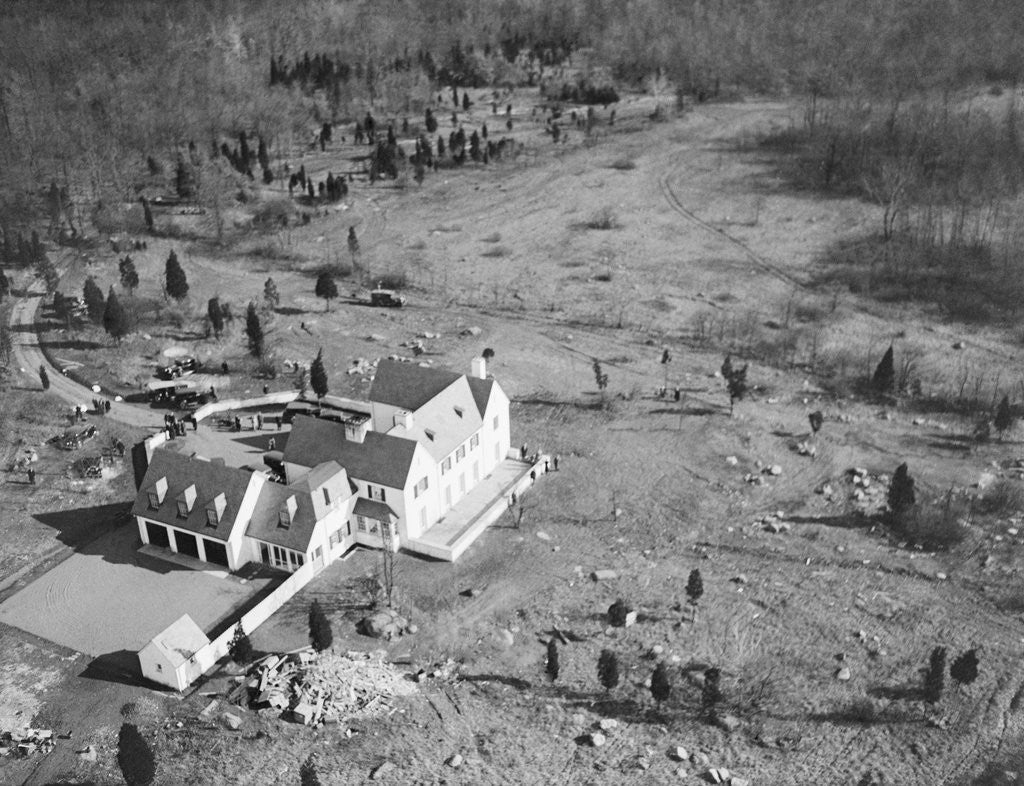 Detail of Aerial View of Lindbergh Home by Anonymous