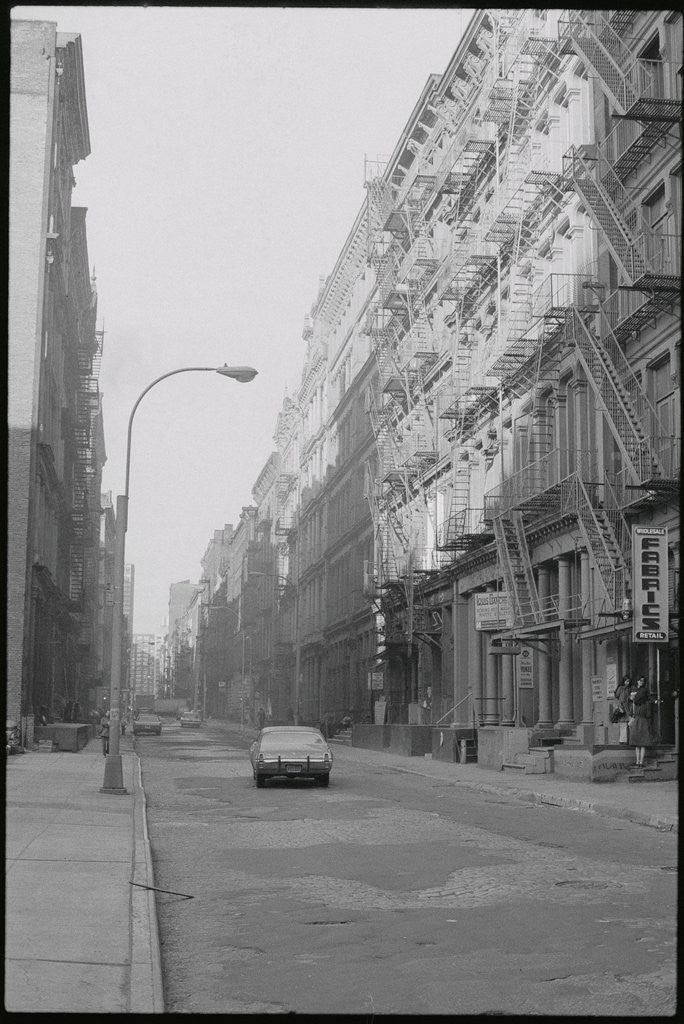 Detail of Scene on Mercer Street by Anonymous