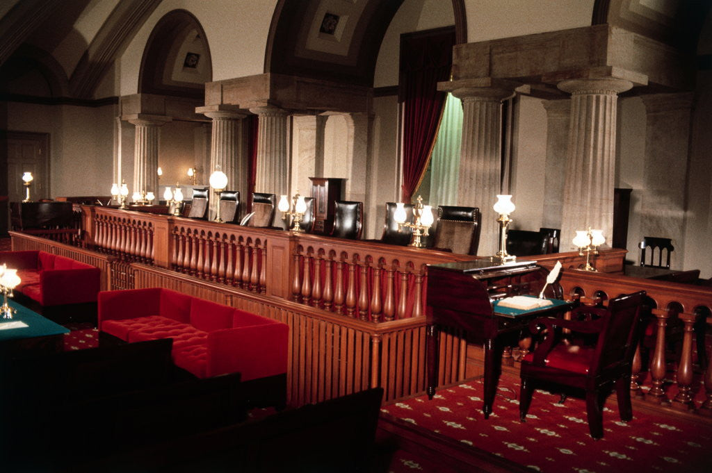 Detail of Supreme Court Without Occupants by Anonymous