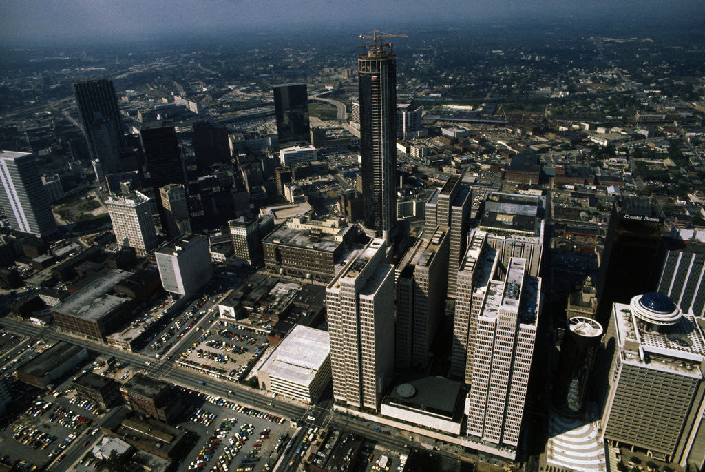 Detail of Aerial View of Atlanta by Anonymous