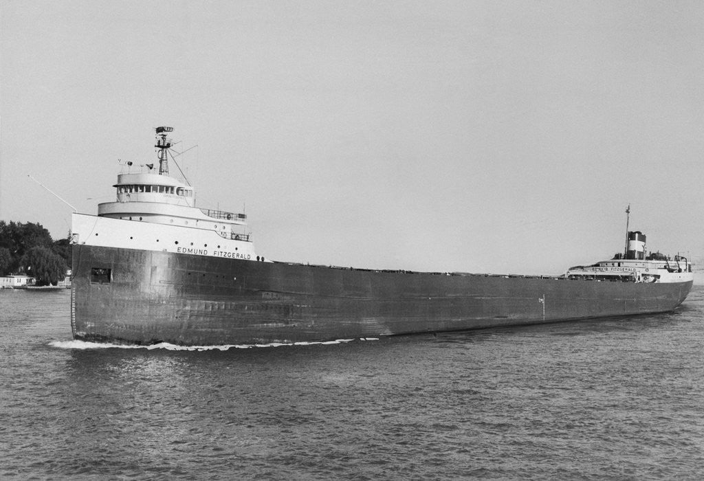 Detail of The Edmund Fitzgerald Sailing by Anonymous