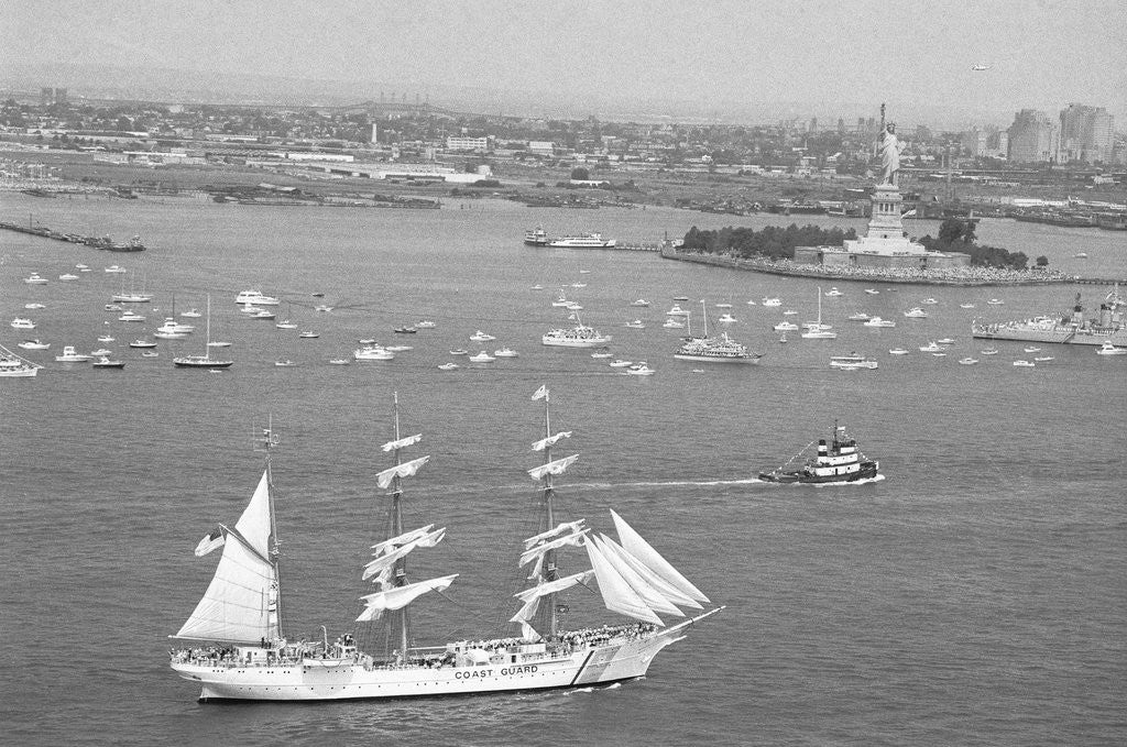 Detail of View of the Ship Eagle by Anonymous