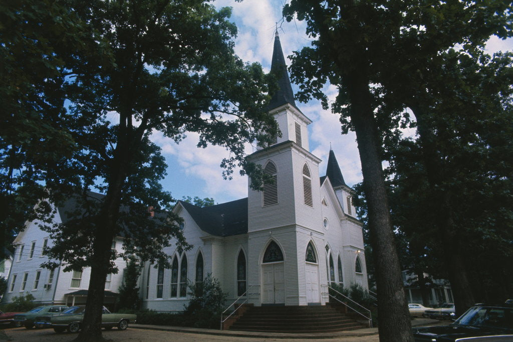 Detail of Plains Baptist Church by Corbis