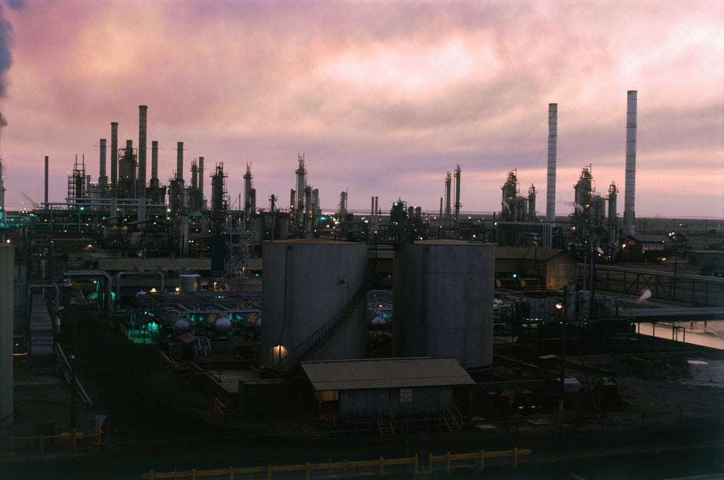 Detail of Ras Tanura Refinery by Anonymous