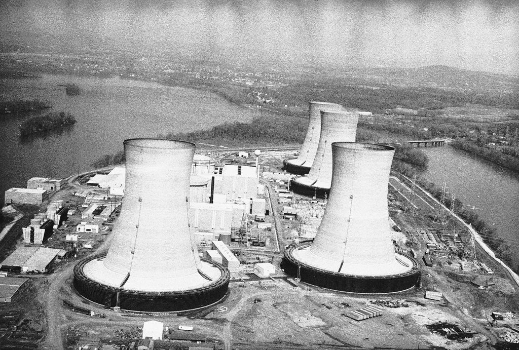 Detail of The Cooling Towers at Three Mile Island by Anonymous
