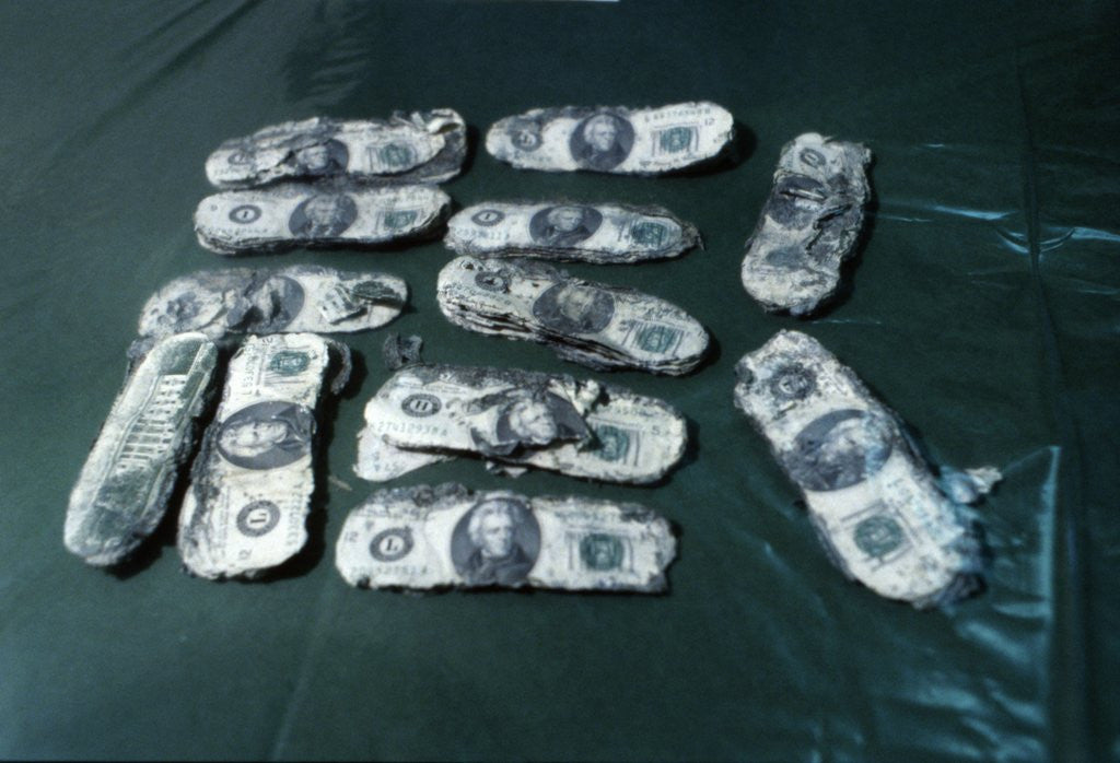 Detail of Hijacker D. B. Cooper's Monies Found by Anonymous