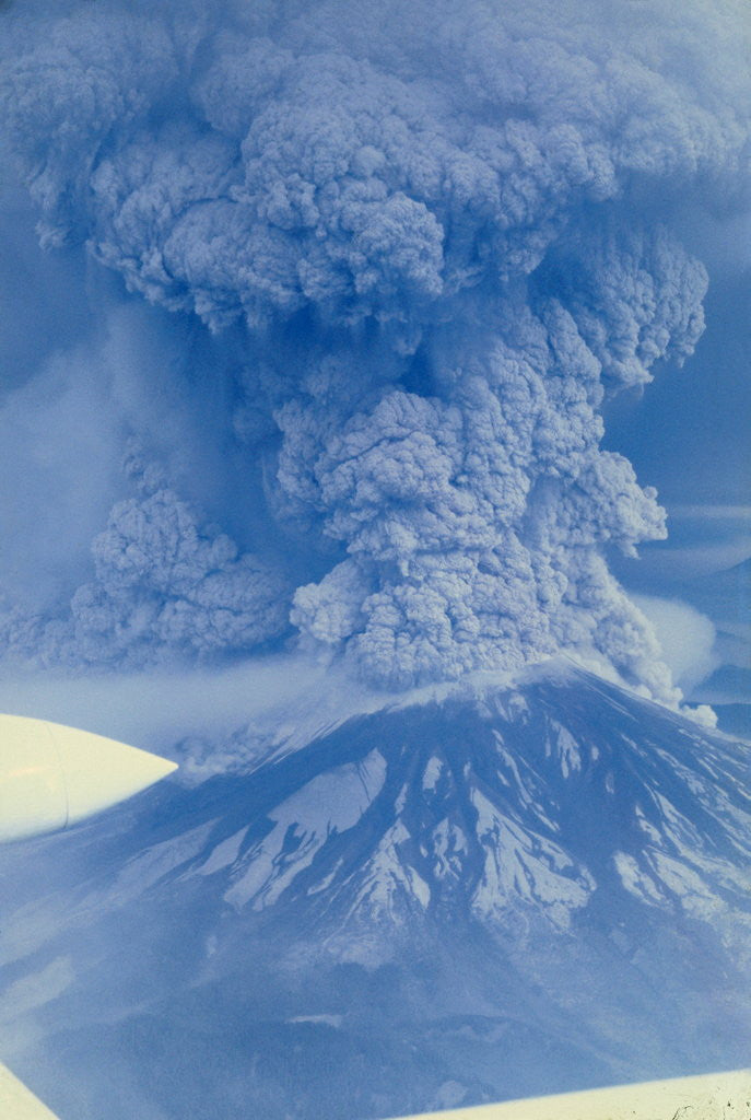 Detail of Mt. St. Helens Erupting by Corbis