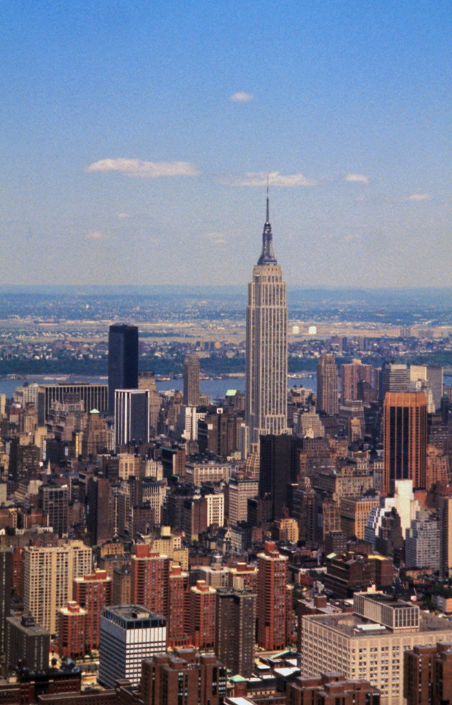 Detail of Manhattan Skyline by Anonymous