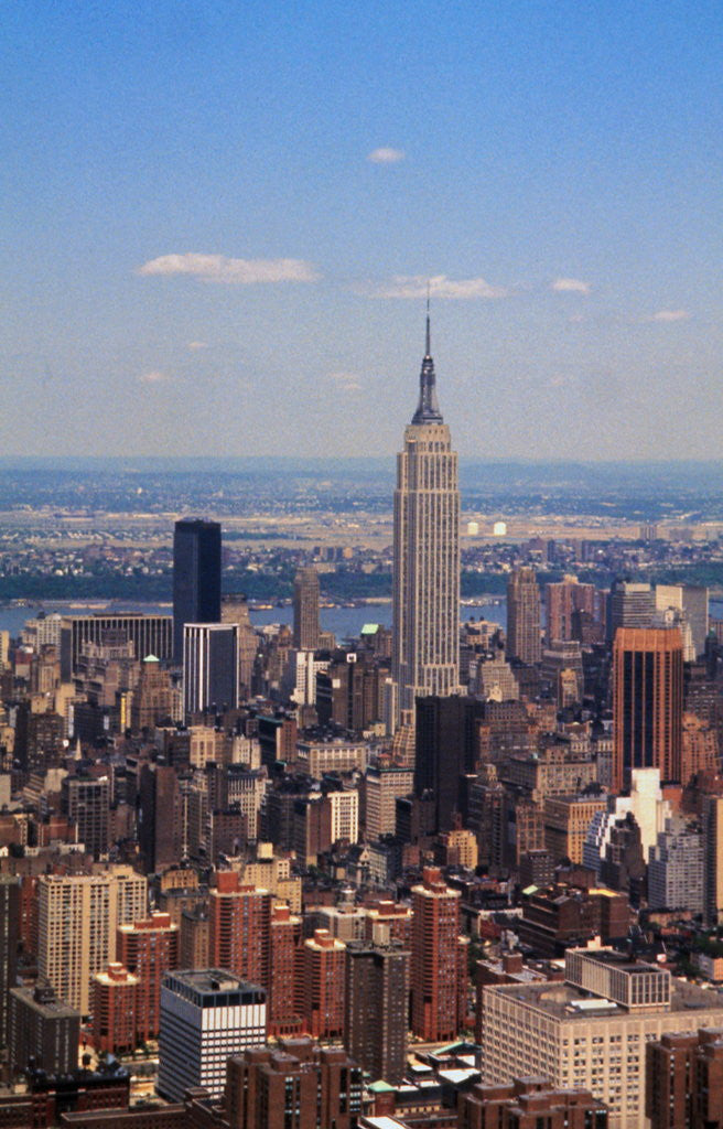 Detail of Manhattan Skyline by Corbis