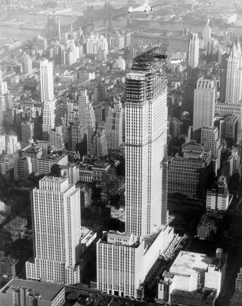 Detail of Manhattan Skyscrapers by Corbis
