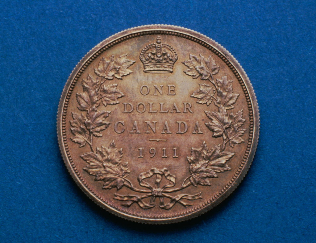Detail of Canadian Dollar Coin of 1911 by Anonymous