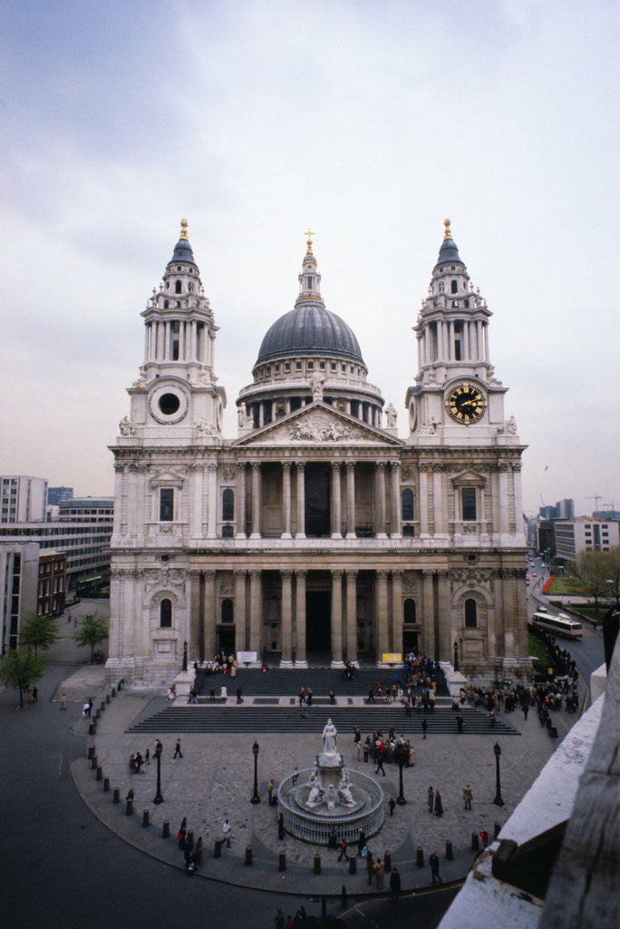 Detail of St. Paul's Cathedral by Anonymous