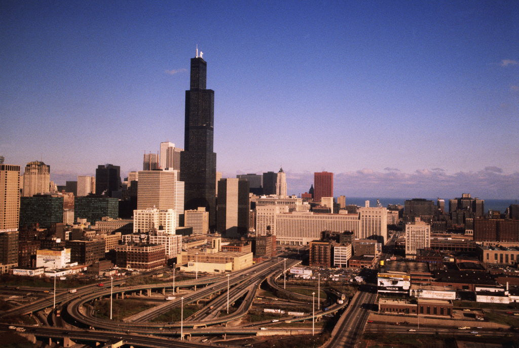 Detail of Skyline with Sears Tower by Anonymous