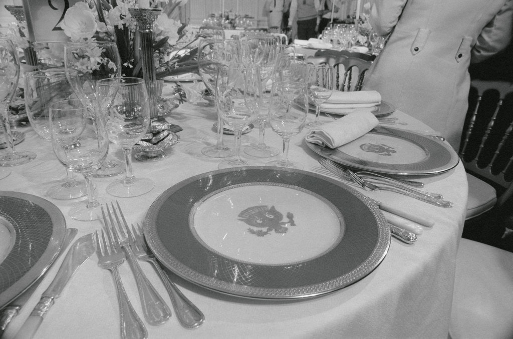 Detail of Presidential Chinaware by Anonymous