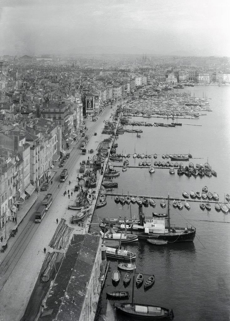 Detail of Marseille from Transporter Bridge by Anonymous