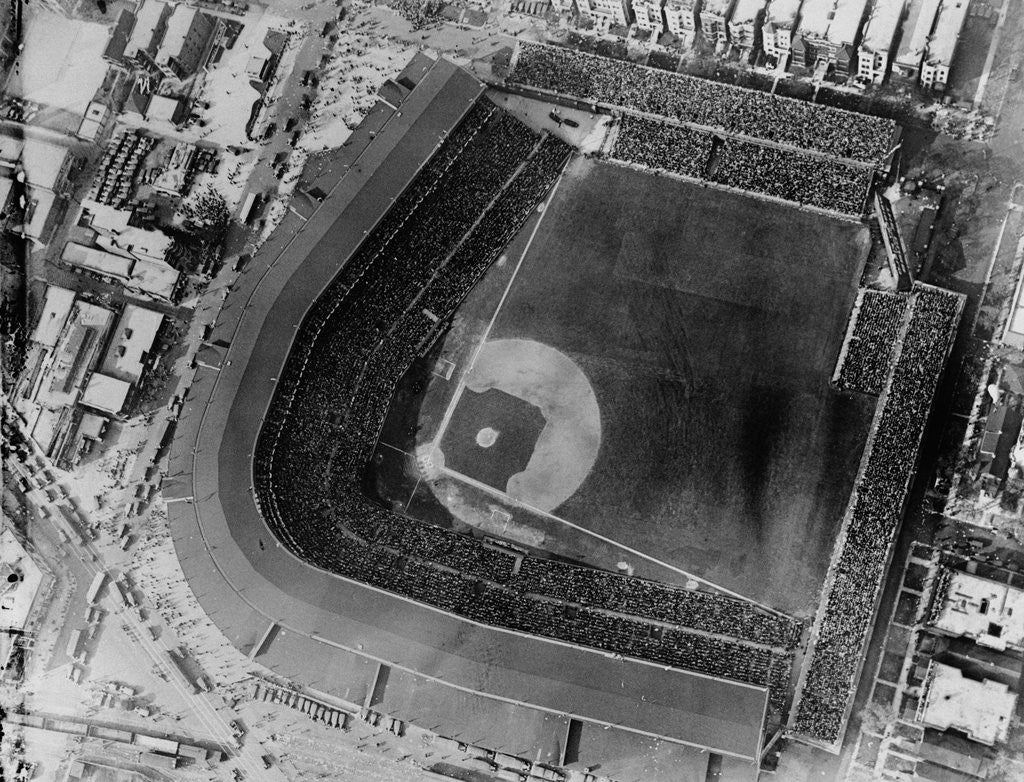 Detail of Aerial View of Wrigley Field by Anonymous