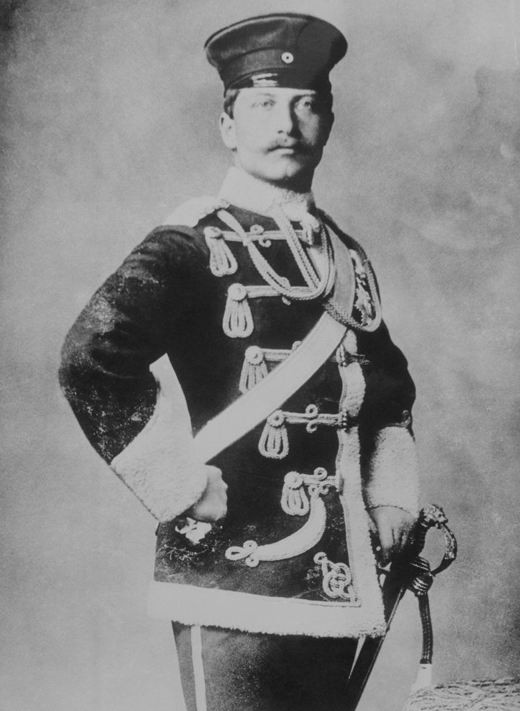 Detail of Portrait of Kaiser Wilhelm by Anonymous