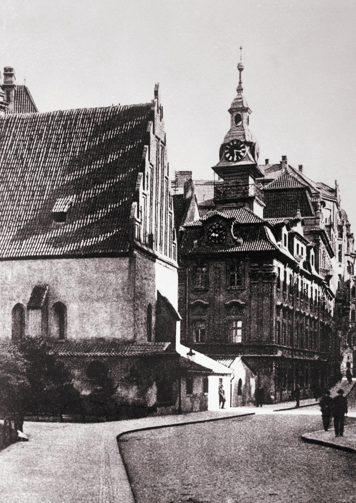 Detail of Old--New Synagogue by Corbis