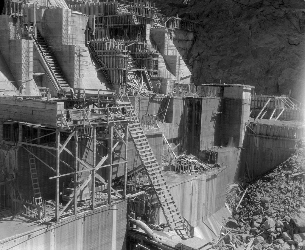 Detail of Boulder Dam Construction by Corbis
