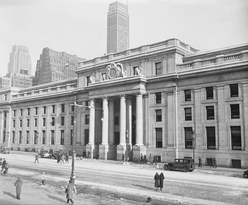 Detail of Pennsylvania Station During Cab Strike by Anonymous