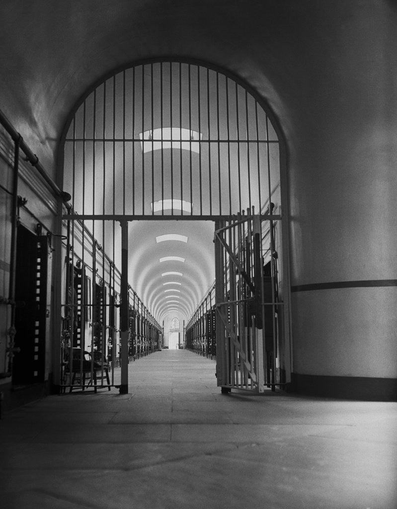 Detail of Interior View of Penitentiary by Anonymous