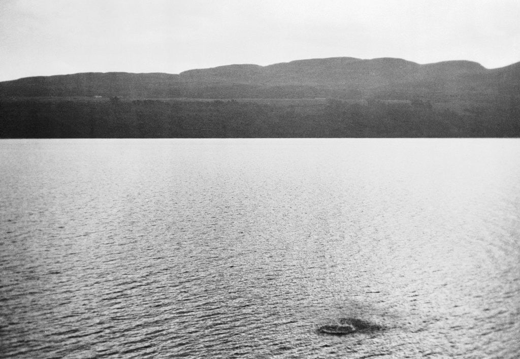 Detail of Supposed Sighting of the Loch Ness Monster by Anonymous